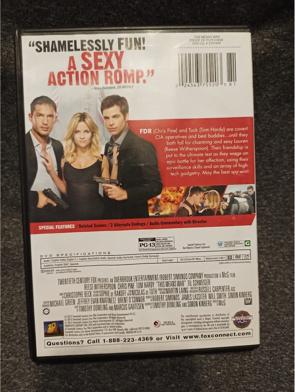 This Means War DVD